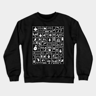 Masonry Merry Christmas Icons Crewneck Sweatshirt